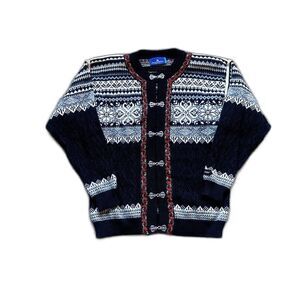 ICEWEAR SINCE 1972 100% PURE NEW WOOL MADE IN ICELAND WOOL SWEATER CARDIGAN S
